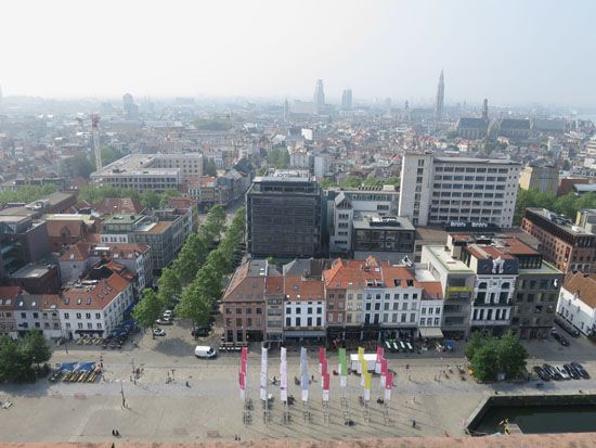 Blick vom Museum aan de Stroom