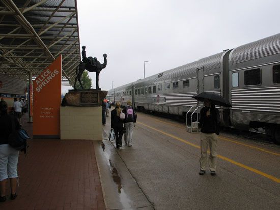 Alice Springs - Bahnhof