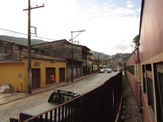 Bahnfahrt von Ouro Preto nach Mariana