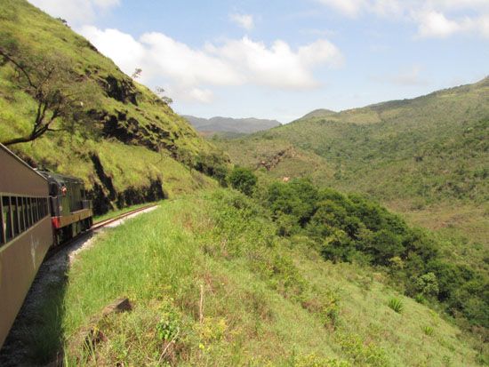 Bahnfahrt von Ouro Preto nach Mariana