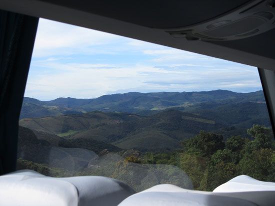 Busfahrt nach Tiradentes