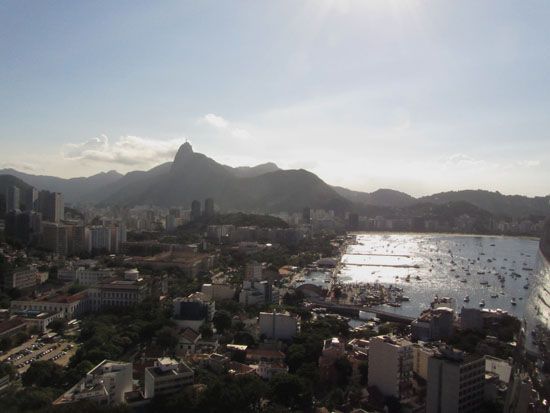 Blick zum Praia de Botafogo