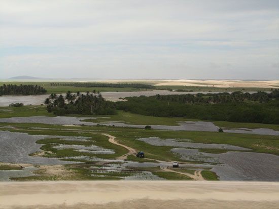 Fahrt von Camocim nach Jericoacoara