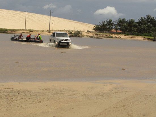 Fahrt von Camocim nach Jericoacoara