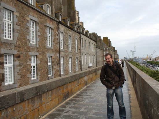 Saint Malo - auf der Stadtmauer