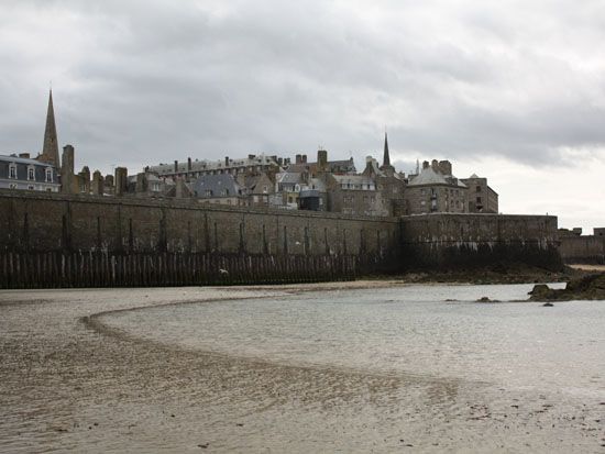 Saint Malo - Blick vom Strand aus