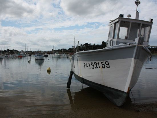 Ploumanac&apos;h - Boote am Hafen