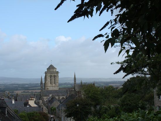 Locronan - Blick auf den Ort