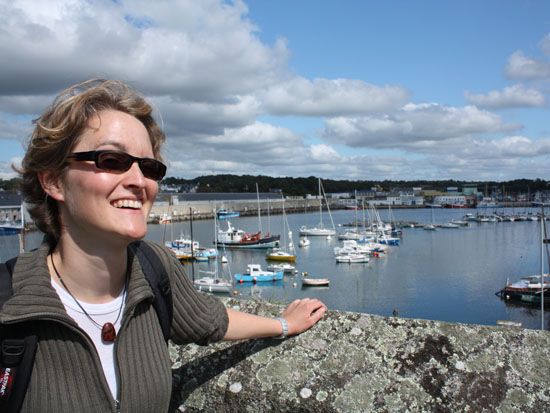 Concarneau - Angi am Hafen