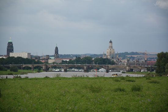 Blick auf Dresden