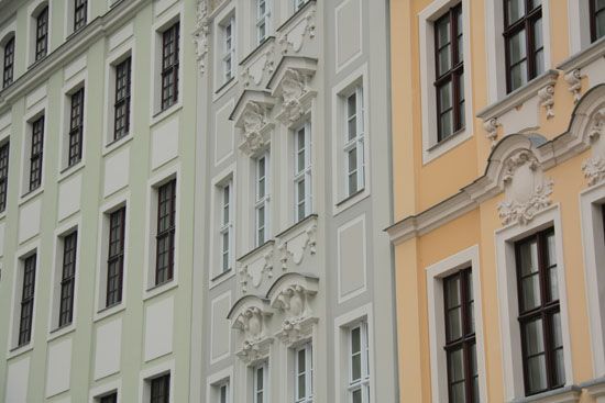 Häuerfronten rund um die Frauenkirche