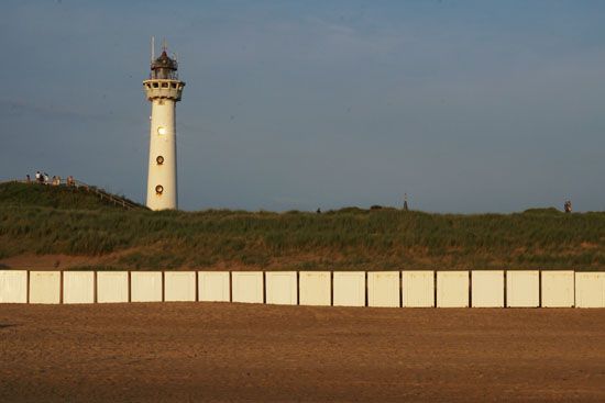 Leuchtturm in der Abendsonne