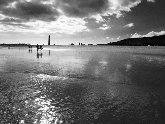 Abendstimmung am Strand