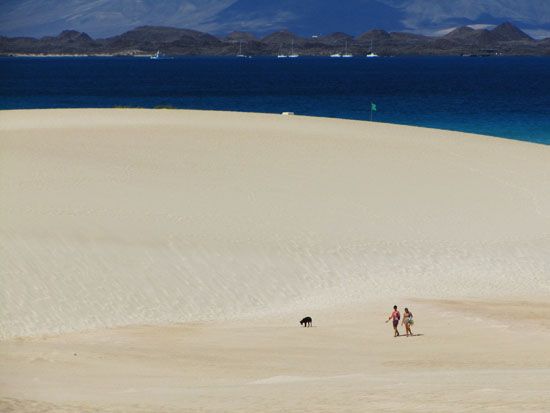 Dünen im Parque Natural de Corralejo