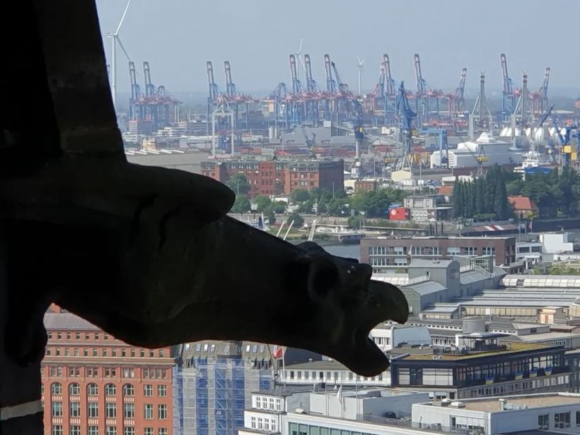 Ausblick vom Mahnmal St.Nikolai