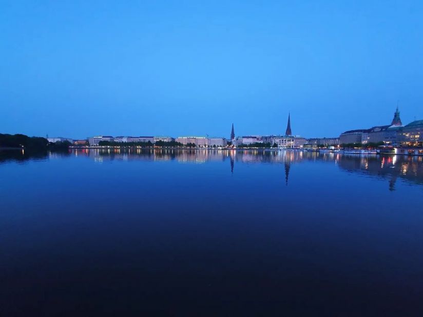 Abendstimmung an der Alster