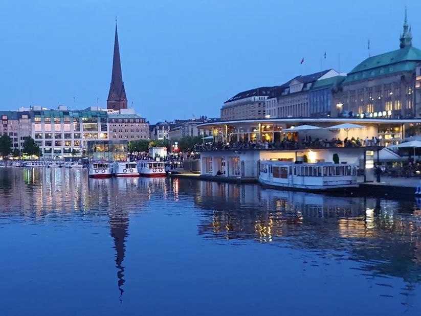 Abendstimmung an der Alster