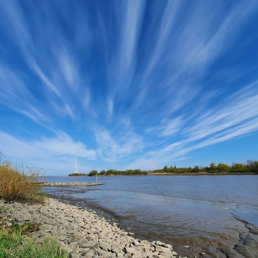 Radtour an der Elbe