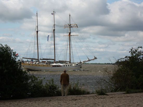 Blick auf die Elbe