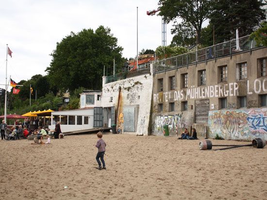 Bei der Strandbar "Strandperle"