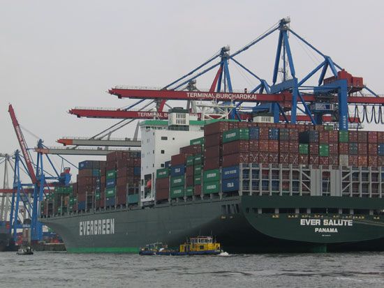 Hafenrundfahrt - Containerterminal