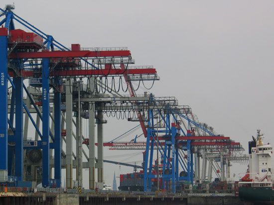 Hafenrundfahrt - Containerterminal