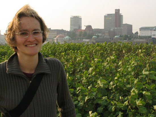 Angi beim Theater am Hafen