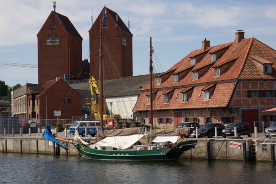 Hafen von Neustadt in Holstein