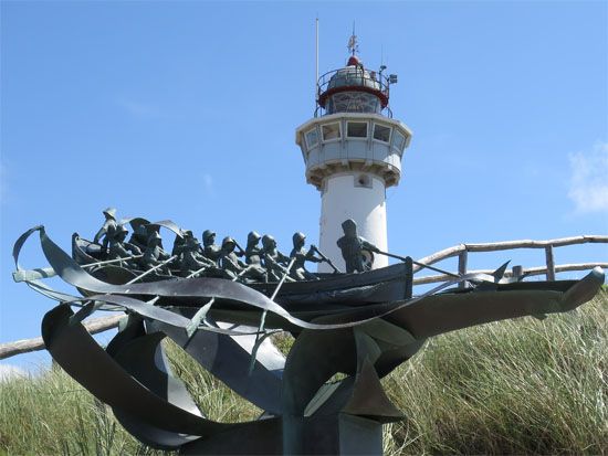 Leuchtturm in Egmond aan Zee