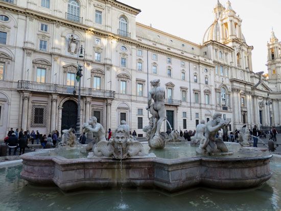 Piazza Navona - Fontana del Moro