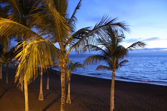 Abendstimmung am Strand von Puerto Naos