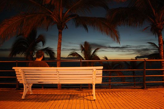 Abendstimmung in Puerto Naos