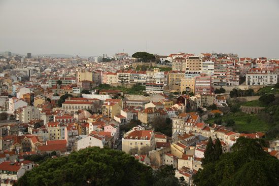 Blick vom Castelo de São Jorge