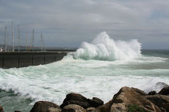 Brandung in Cascais