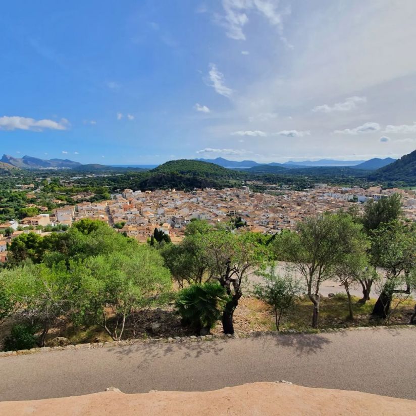 Ausblick vom Kalvarienberg in Pollença