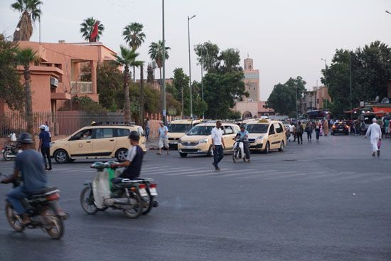 Straßenszene in Marrakesch