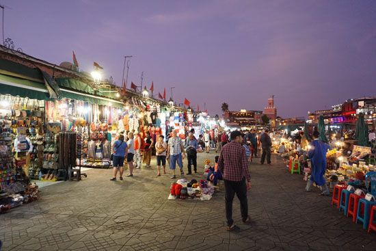 Djemaa el-Fna in Marrakesch