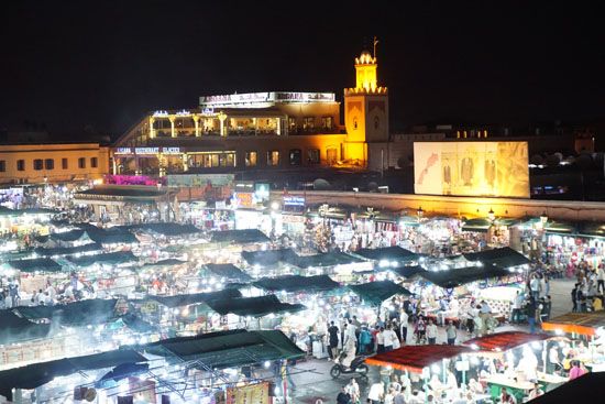 Djemaa el-Fna in Marrakesch