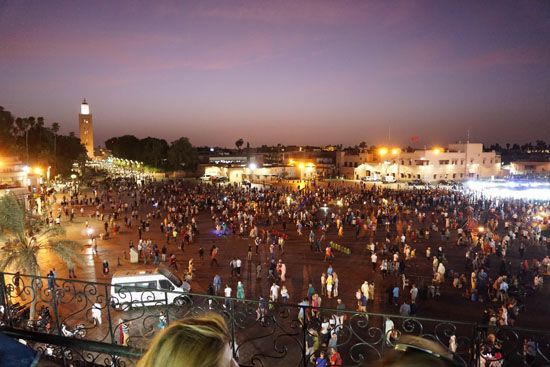 Djemaa el-Fna in Marrakesch