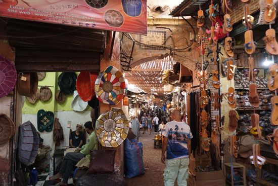 Souks von Marrakesch