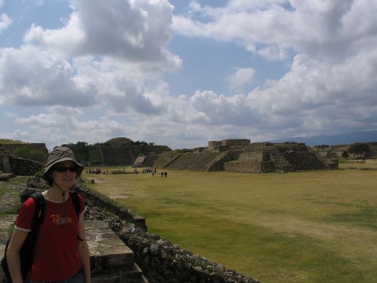 Monte Albán: Blick über den Gran Plaza