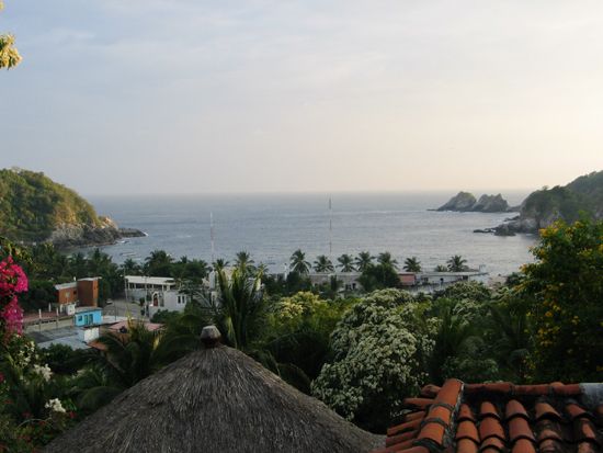 Puerto Ángel: Blick auf die Bucht