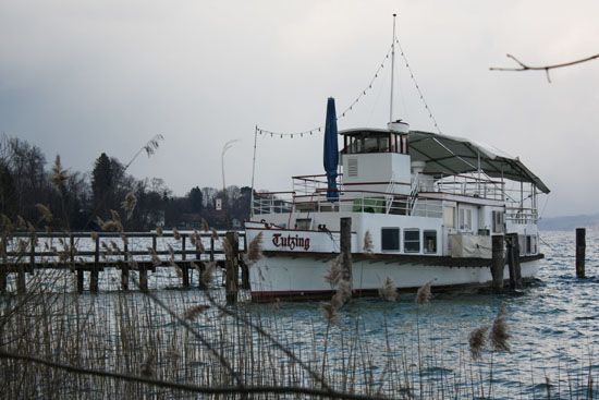 Schiff in Tutzing am Starnberger See