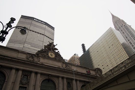 Grand Central Terminal, MetLife- und Chrysler-Building