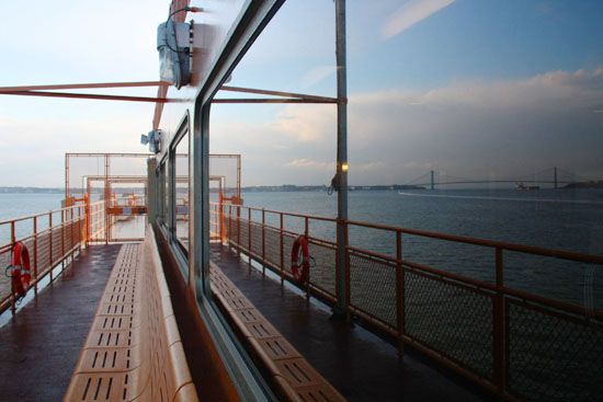 Auf der Staten Island Ferry