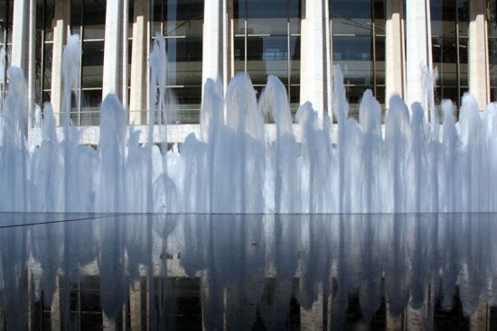 Springbrunnen am Lincoln Center