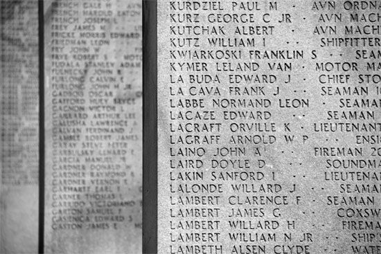 Memorial für gefallene Soldaten