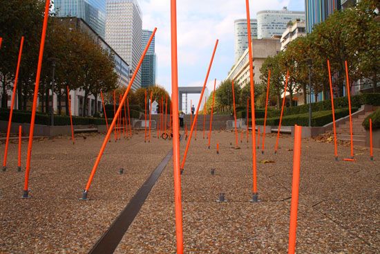 La Défense, Blick Richtung La Grande Arche