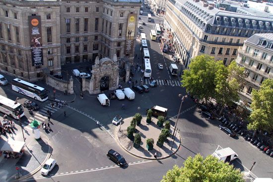 Blick von der Dachterrasse der Galeries Lafayette