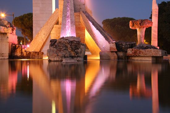 Brunnen beim Parque Eduardo VII